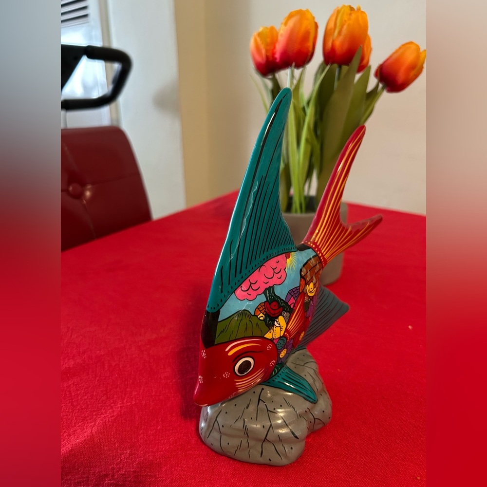 Colorful Fish Figurine - Picture 3 of 4